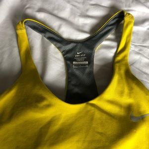 Nike mustard yellow tank top